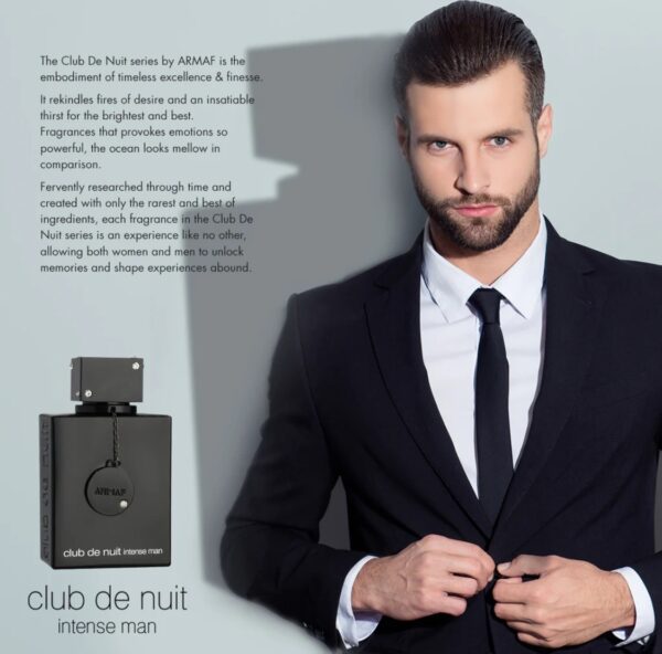 Club De Nuit Intense Man by Armaf EDT, 105ml - Image 5